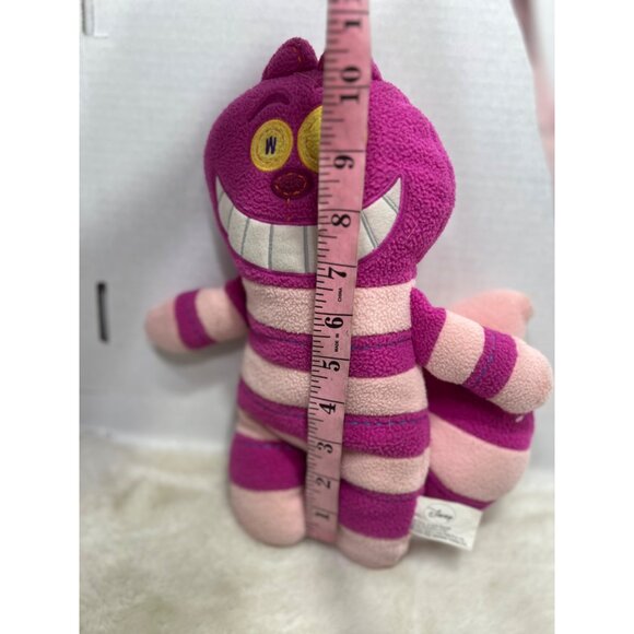 Disney Cheshire Cat Plush Doll 10" Pink & Purple Stripes Soft Toy - Picture 5 of 5